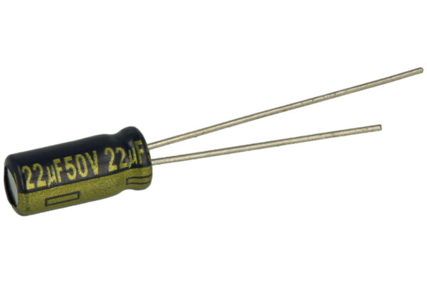 22UF-50V EL-CAP RADIAL PAN 105° 5X11MM -ROHS-