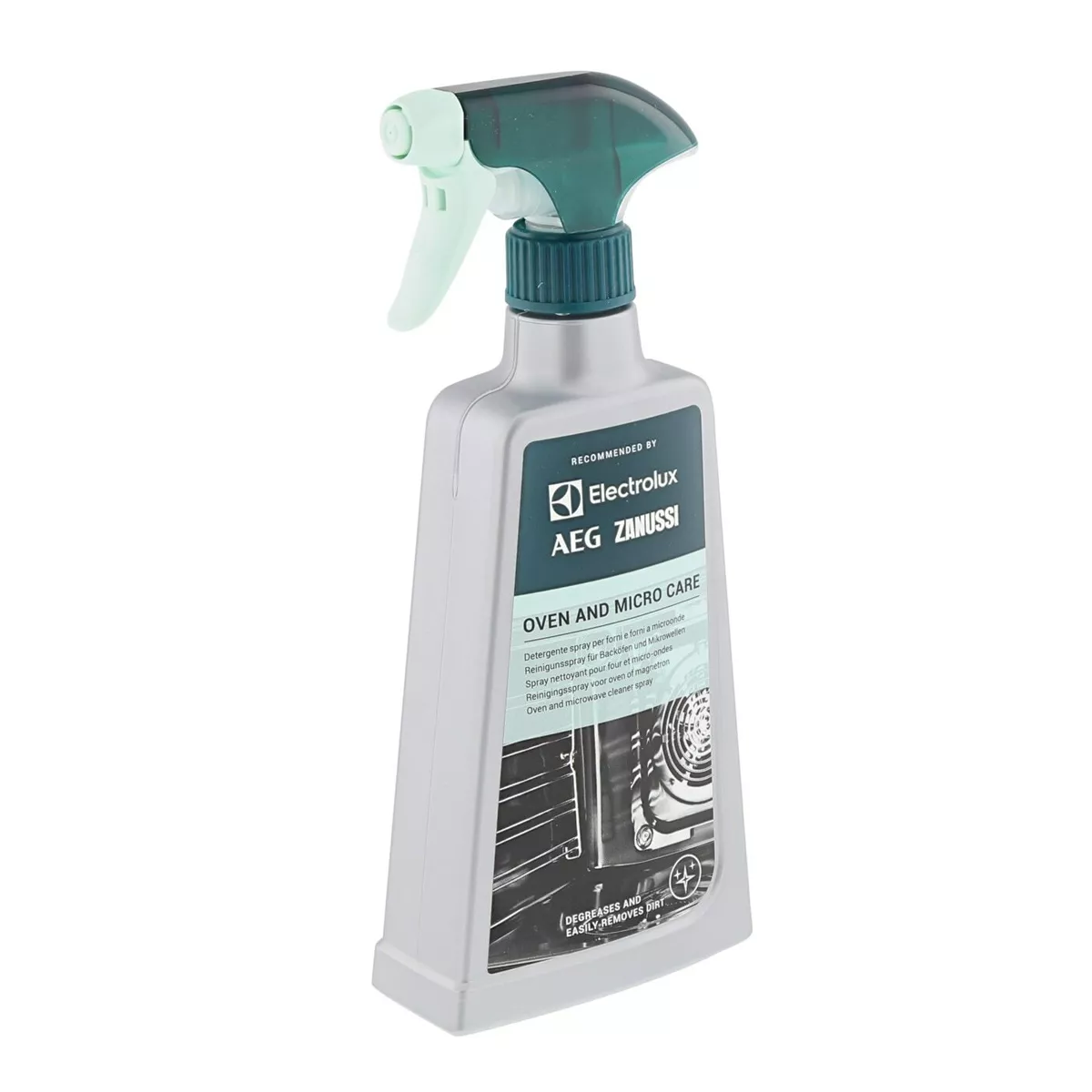 Orkaitės ir mikrobangų krosnelės valiklis (purškiamas), AEG, ELECTROLUX, ZANUSSI, 500ml, atnaujinta versija, orig. Химикаты для химического обслуживания бытовой техники Смазка и т.д.