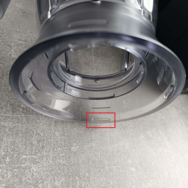 Virtuvinio kombaino PHILIPS smulkintuvo, plakiklio indas, 1500ml, HR7776, HR7777, HR7778, peiliuko fiksavimo išorinis diametras - 61mm (senesnė versija), (žr. papildomas nuotraukas), orig. — изображение 2