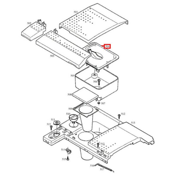 Kavos aparato JURA dangtelis. CASING COVER FOR JURA IMPRESSA Z5, Z7, X5 — изображение 2