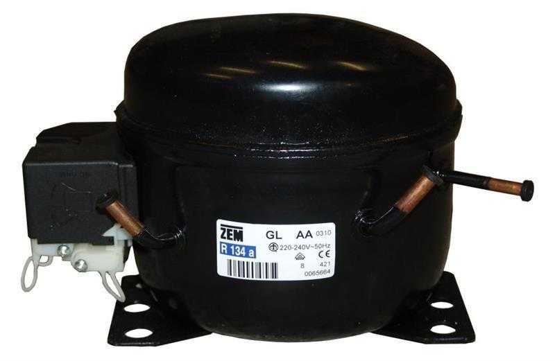 Kompresorius GL99AA ACC, Cubigel, Huayi, Electrolux, ZEM, R134A, šaldiklinis -35 C to -10 C, 1/4HP, 23,3C-238W, analogas NL10FT Компрессоры для автомобильных холодильников