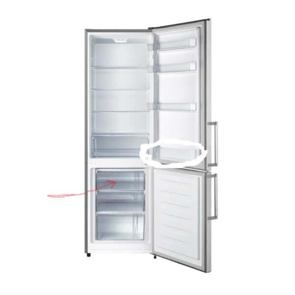 Šaldytuvo HISENSE/GORENJE,AMICA viršutinis šaldiklio stalčius,384 x 375 x 161 mm / 38,4 x 37,5 x 16,1 cm,orig. — изображение 3