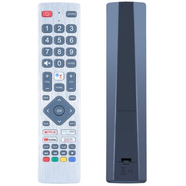 Televizoriaus SHARP pultelis. DR-0298 BT SILVER NTFLX5.0 PLAYMOVIES&TV VOICE — изображение 2