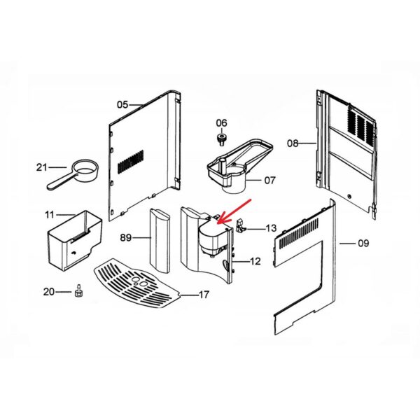 Kavos dozatorius DeLonghi kavos aparatui — изображение 3