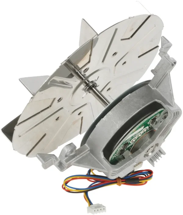 Orkaitės BOSCH/SIEMENS ventiliatorius. 48F527J010 MOTOR-FAN - FANBLADE AND HEADNUT INCL. — изображение 2