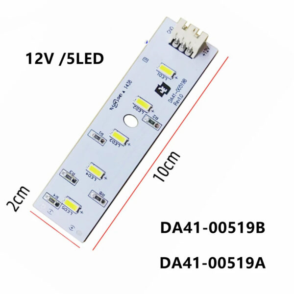 Šaldytuvo SAMSUNG led lempa. PBA-LED LAMP;GUGGENHEIM-PJT,F-ROOM,FR-4 — изображение 2