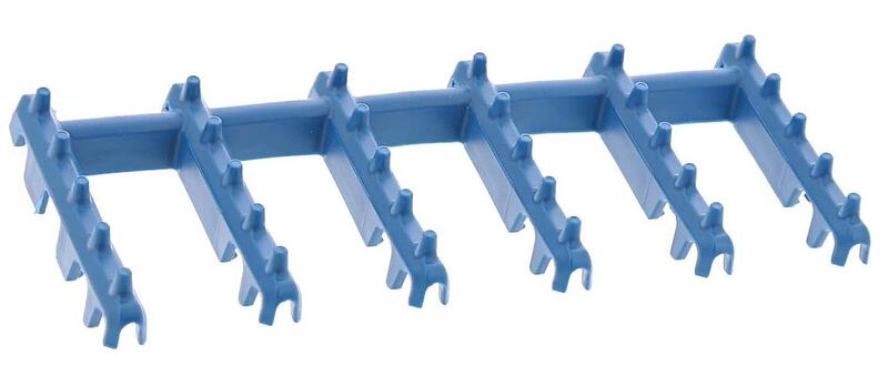 Indaplovės ELECTROLUX / AEG vidurinio krepšio laikiklis, 170×75,5×17,5,orig. SOFT LUGS, BLUE, 170X75,5X1 Колеса для посудомоечных машин, решетки и держатели для мешков для посуды