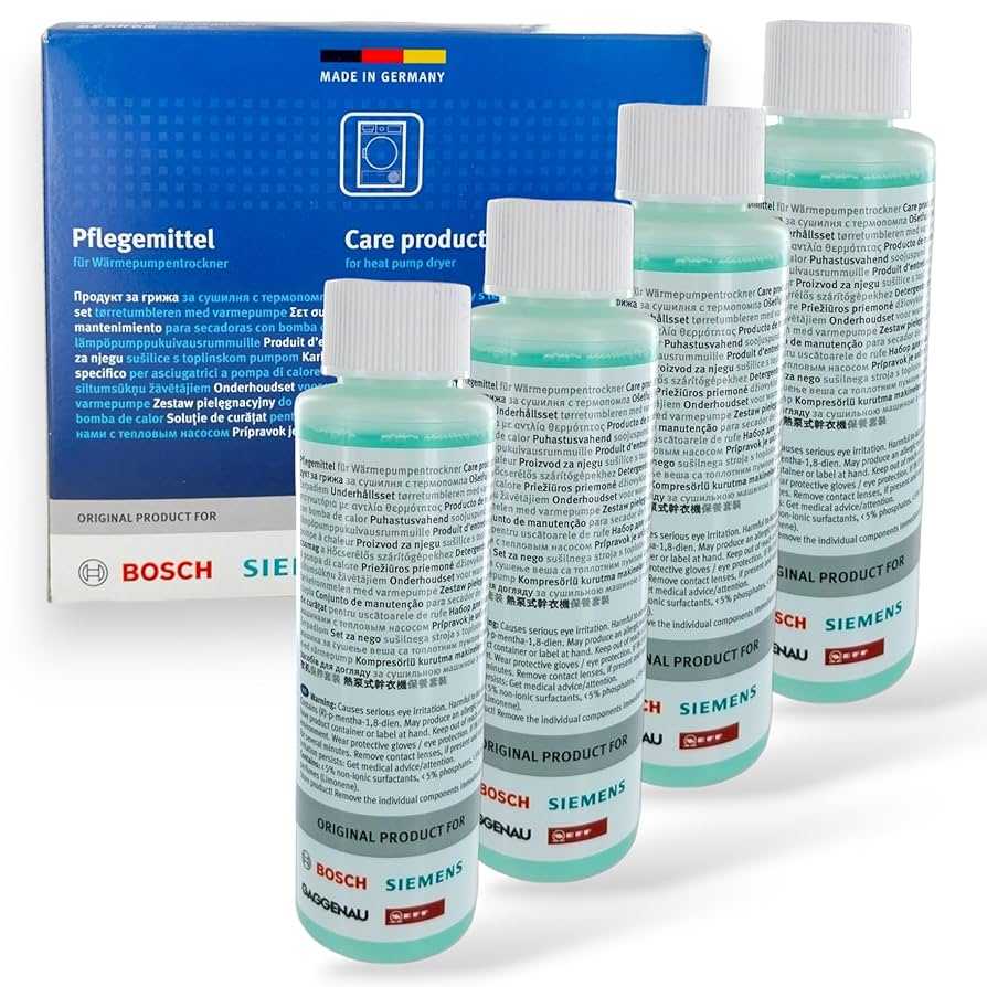 CARE SET FOR HEAT PUMP DRYER 4X125ML Средства по уходу за кофемашинами, смазочные материалы и другие детали