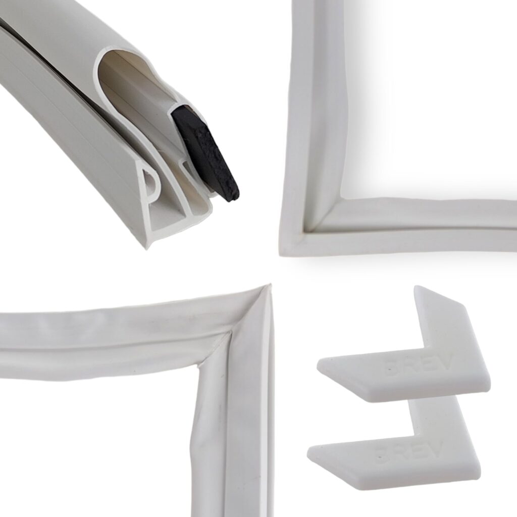 UNIVERSAL MAGNETIC DOOR SEAL X2, 200X100 CM Прокладки для дверей холодильников и т.д.