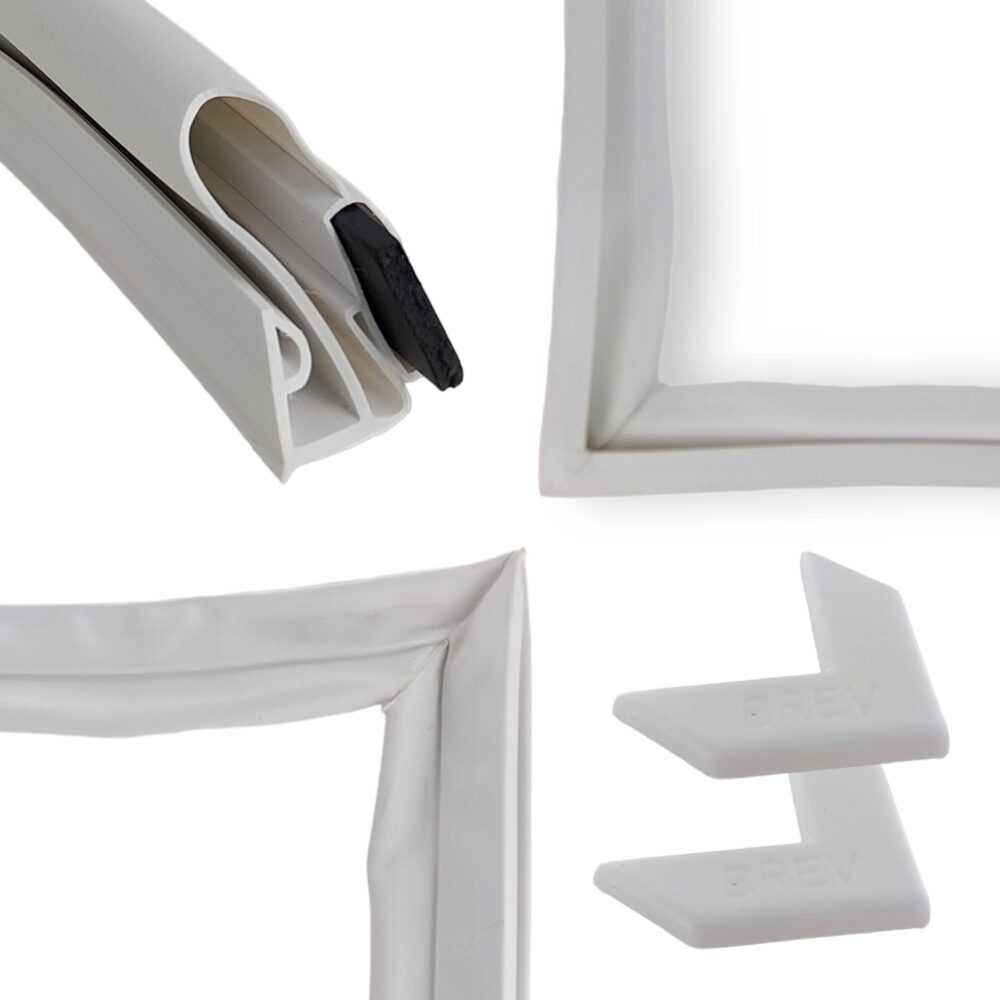 UNIVERSAL MAGNETIC DOOR SEAL X2, 200X100 CM Прокладки для дверей холодильников и т.д.