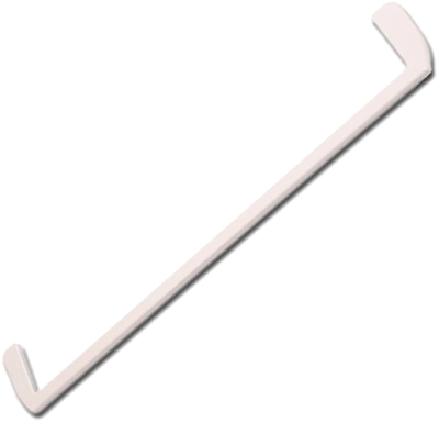 Šaldytuvo WHIRLPOOL/INDESIT priekinis lentynos laikiklis. C00281601 GLASS SHELF FRONT TRIM (505X78X15MM) Держатели для бытовых холодильников, выдвижных ящиков, полок и других пластиковых деталей
