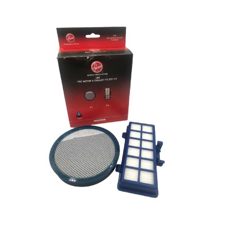 Dulkių siurblio CANDY/HOOVER filtrų komplektas. U89 FILTER KIT Щетки, шланги, гепафильтры и мешки для пылесосов