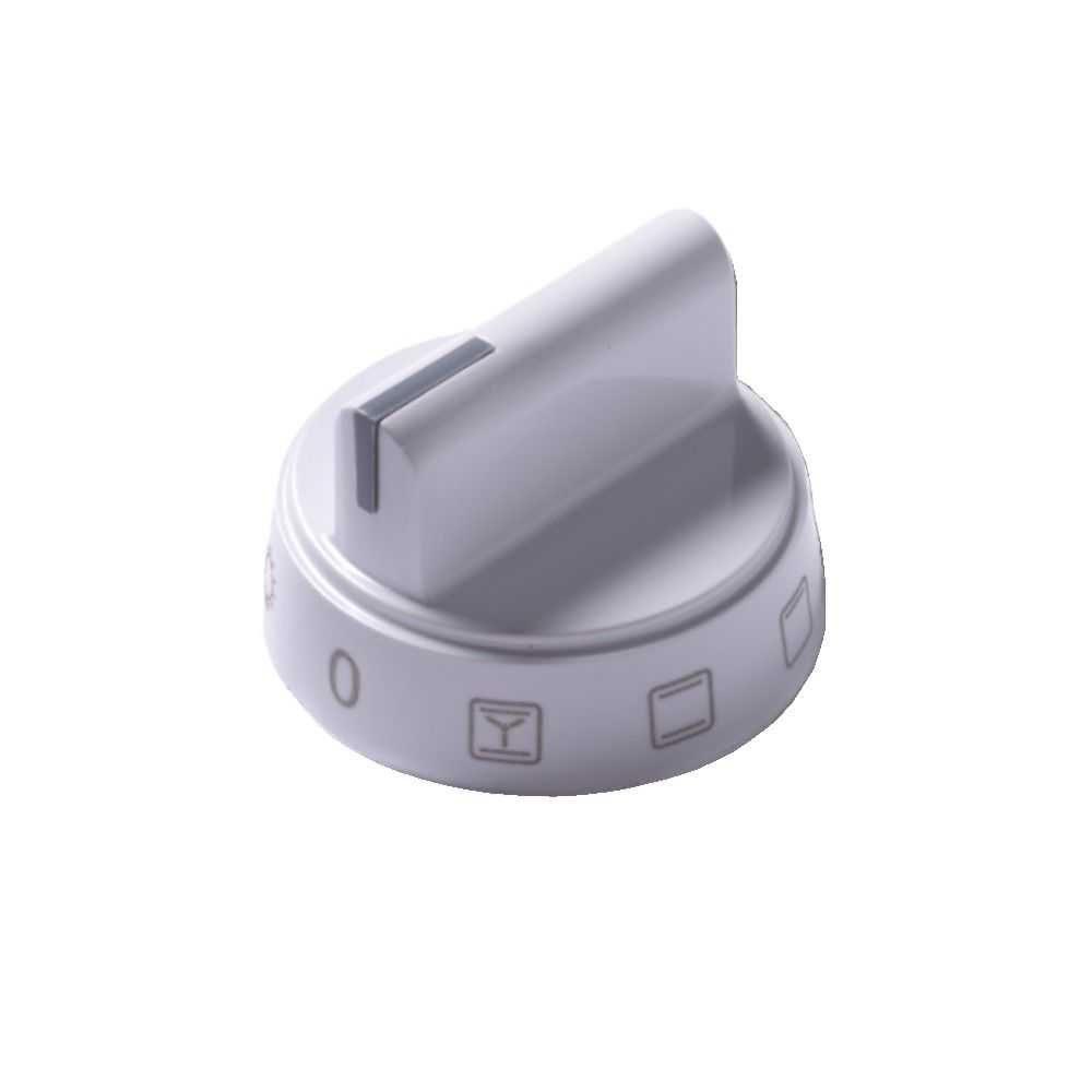 Viryklės AMICA,HANSA padėčių rankenėlė. Knob Code1_E/09.10572.00 White Ручки и дверные ручки для электрических и газовых духовых шкафов