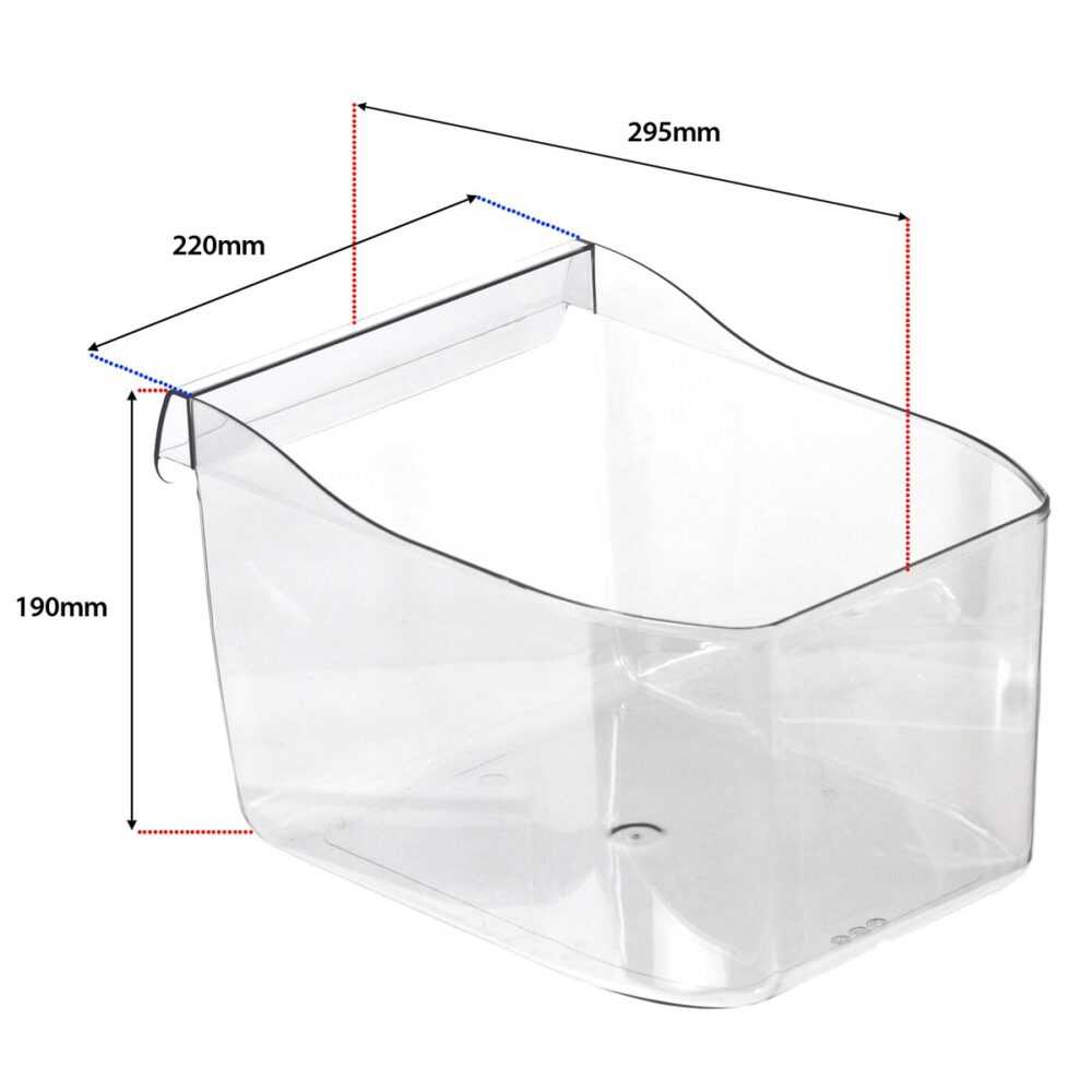 Šaldytuvo KÜPPERSBUSCH,HISENSE/GORENJE daržovių stalčius Держатели для бытовых холодильников, выдвижных ящиков, полок и других пластиковых деталей