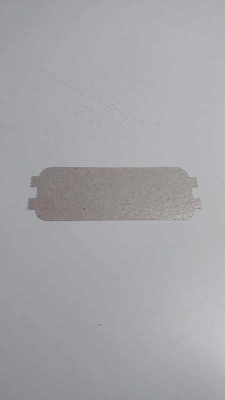 Mikrobangų CANDY/HOOVER,WHIRLPOOL/INDESIT,HISENSE/GORENJE ir kt krosnelės žėručio lakštas,126X47MM,orig. Слюдяные листы для микроволновой печи
