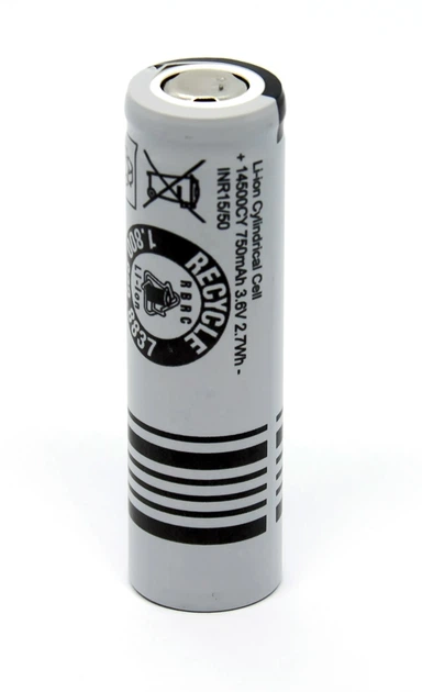 Akumuliatorius BRAUN. 14500 3.6V-750mAh lithium battery ,1vnt Силиконовые клеи, изоляция, аккумуляторы, батареи, бородатые, эпиляторы и т.д.