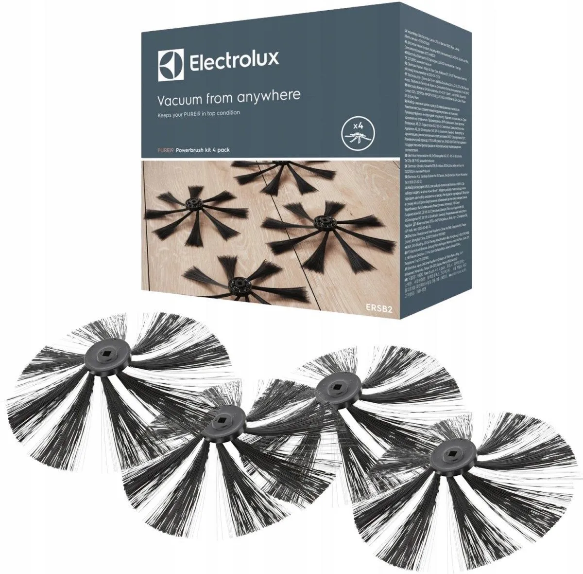 Dulkių siurblio ELECTROLUX / AEG šepetėlių komplektas,orig. ERSB2 ERSB2 PUREI9 PowerBrush Kit 4 Щетки, шланги, гепафильтры и мешки для пылесосов
