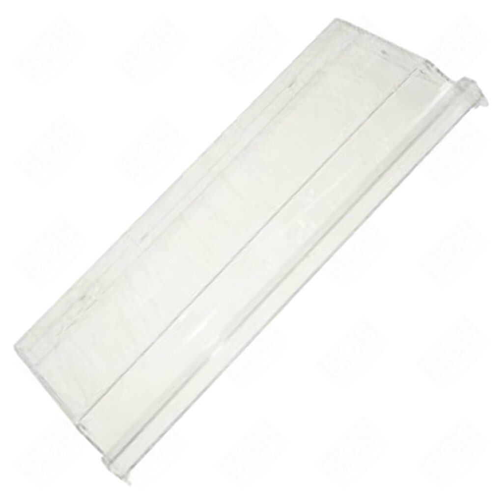 Šaldytuvo SAMSUNG viršutinio ,vidurinio šaldiklio stalčiaus priekinė panelė,47.3cm x 22cm,orig. Держатели для бытовых холодильников, выдвижных ящиков, полок и других пластиковых деталей